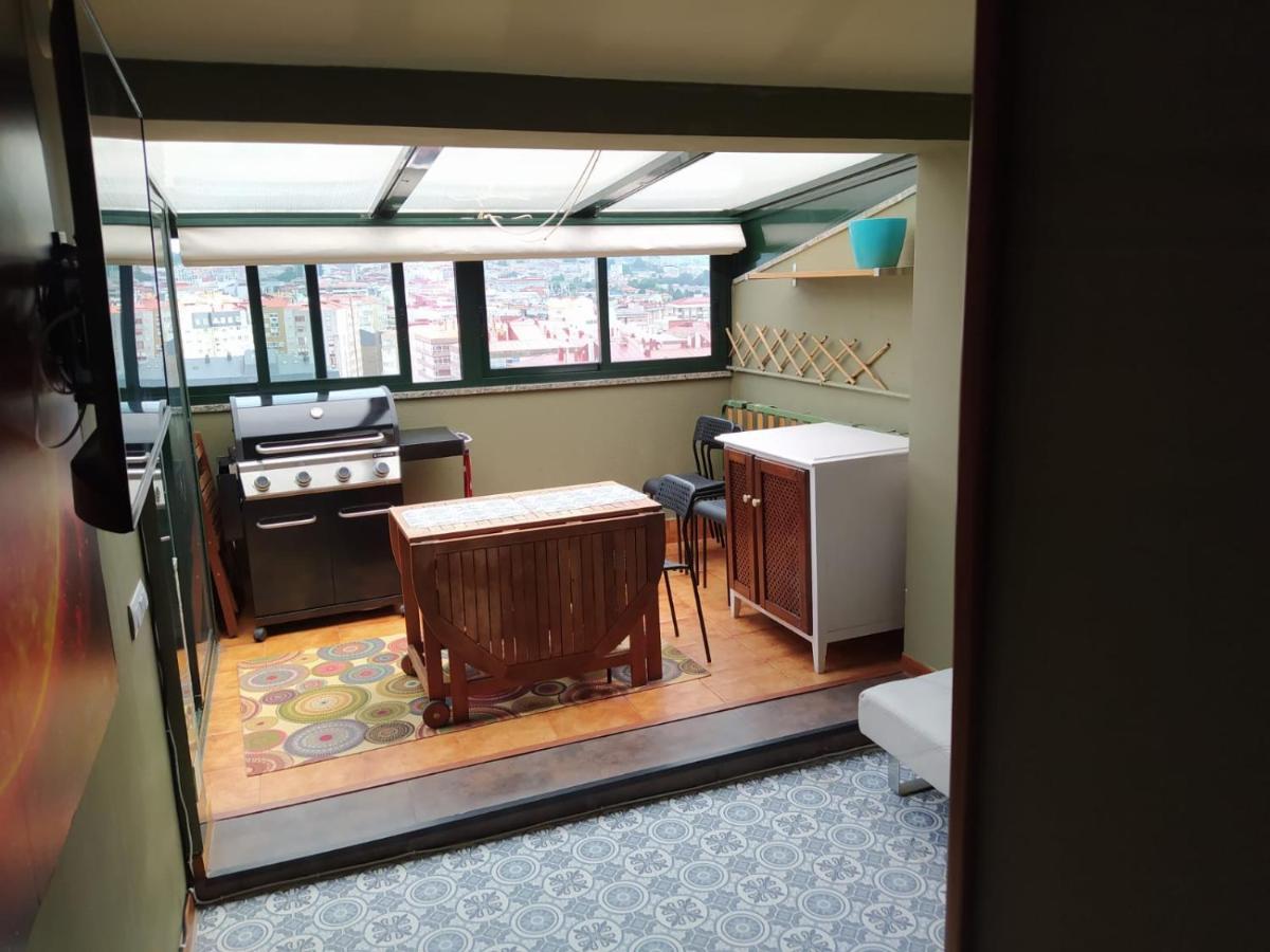 Appartamento Duplex Amplio,Parking Wifi, 2 Terrazas, Bien Conectado Con Playas, Zona Segura Vigo Esterno foto