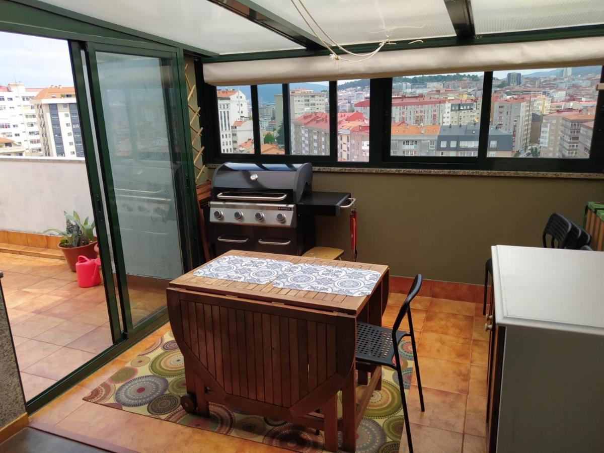 Appartamento Duplex Amplio,Parking Wifi, 2 Terrazas, Bien Conectado Con Playas, Zona Segura Vigo Esterno foto